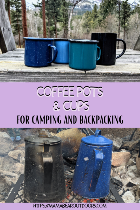 Camping Coffee Cup with French Press Outdoor Large Cup & Mug – TheWokeNest
