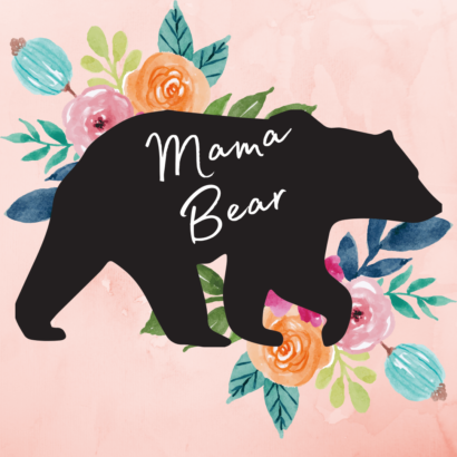 Mama Bear Watercolor