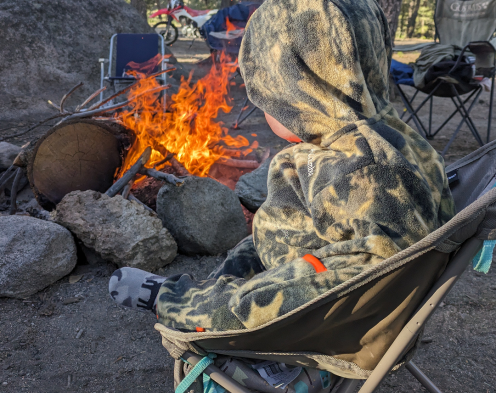 toddler camping