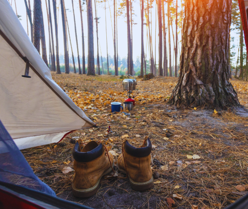 Fall camping