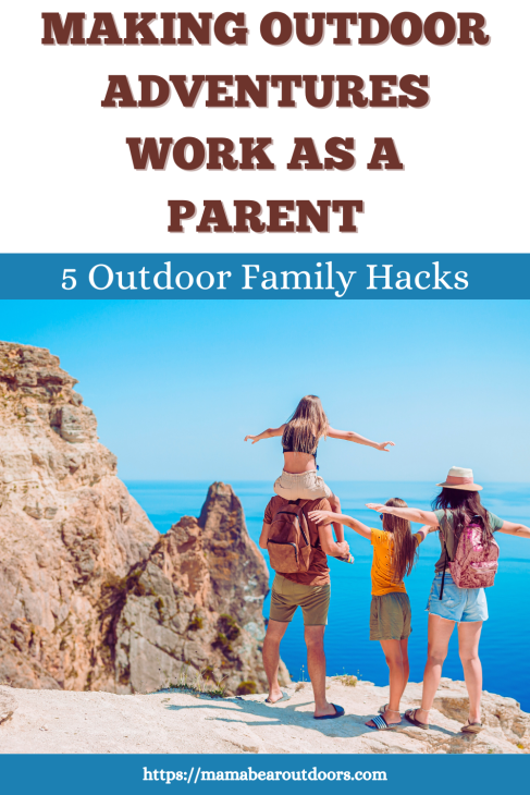 outdoor family adventures, family near the ocean